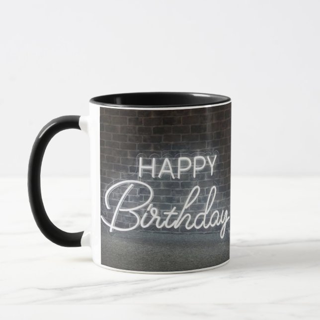 MUG **HEUREUX ANNIVERSAIRE MUG** OU "ENSEIGNANT" (Gauche)