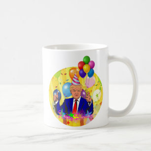 Mug heureux anniversaire trump