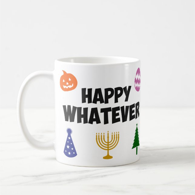 Mug Heureux quelque vacances (Gauche)