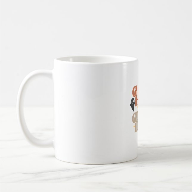 Mug Hey Boo Boho Halloween Hey Boo Ghost (Gauche)