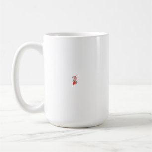 Mug Hibiscus hawaïen rouge avec pétales détaillés et s