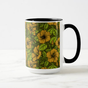 Mug hibiscus jaune