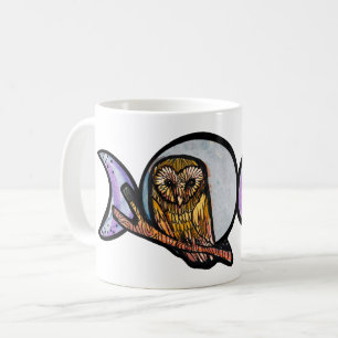 Mug Hibou à trois lunes