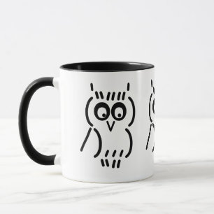 Mug Hibou ASCII