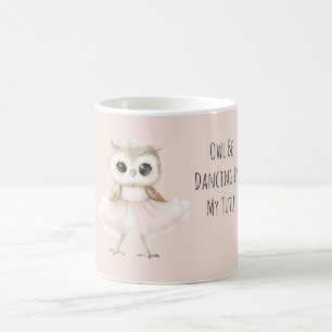 Mug Hibou Danse Tutu Rose Ballerine