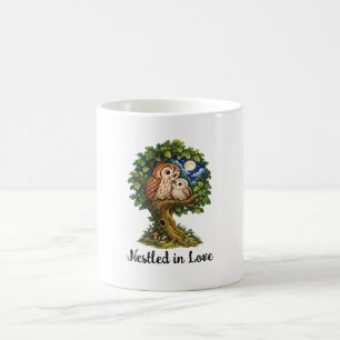 Mug Hibou Enchanté sous la Lumière de la Lune