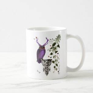 Mug Hibou pourpre avec les andouillers 2