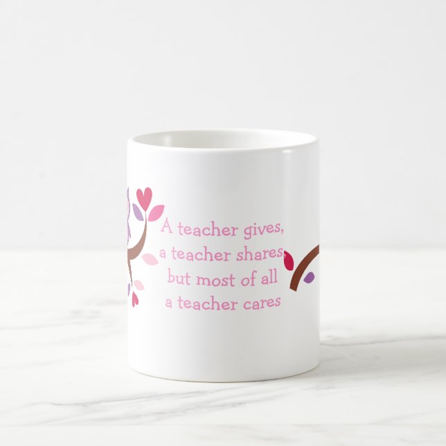 Mug Hibou sage qu'un professeur s'inquiète (Centre)