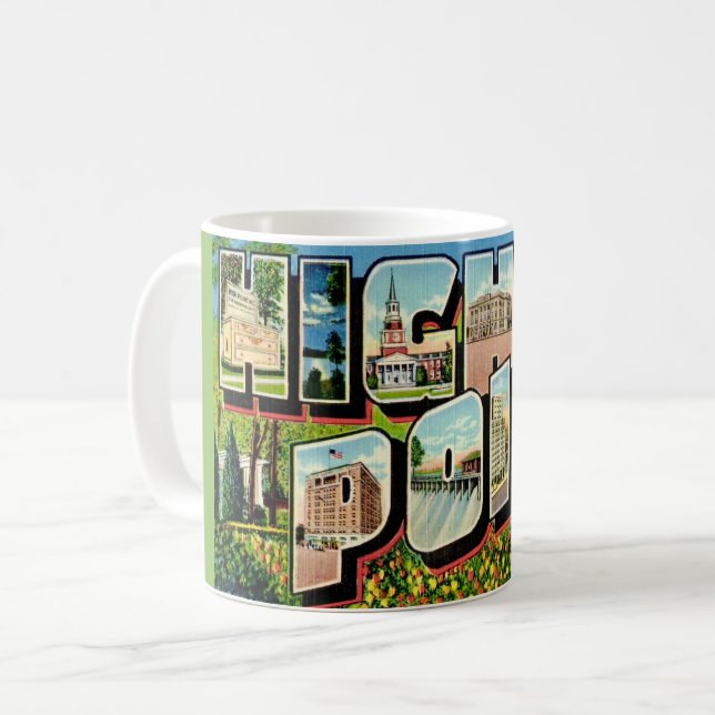 Mug High Point North Carolina Postcard (Devant gauche)