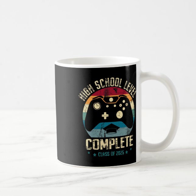 Mug High School Level Complete Gamer Cl Of 2025 Gradua (Droite)