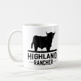 Mug Highland Rancher - Scottish Highland Cow For Cattl