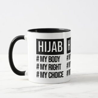 Mug Hijab - Mon corps Mon choix - Feministe islamique 