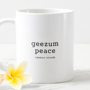 Mug Hilaire Caymanien dialecte Geezum Paix