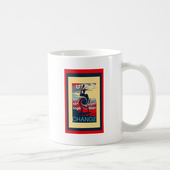 Mug Hillary USA nous sommes plus forts ensemble (Droite)