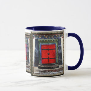 Mug Himalaya de portes tibétaines