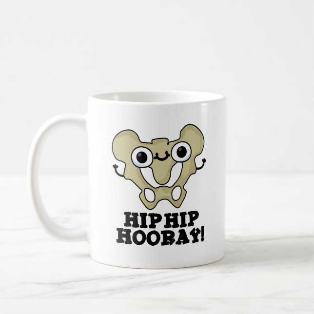 Mug Hip Hip Hop Funny Anatomy Pun (Gauche)