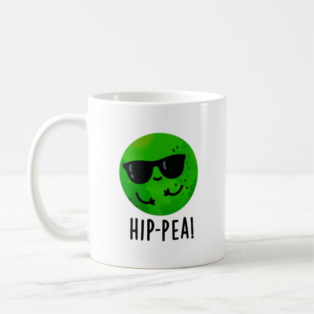 Mug Hip-Pea amusant Hip Pea Pun (Gauche)
