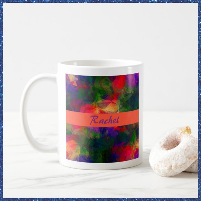 Mug Hippie colorée rétro (Créateur téléchargé)