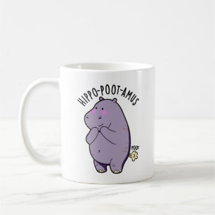 Mug Hippo-poot-amus Drôle Farting Hippo Pun