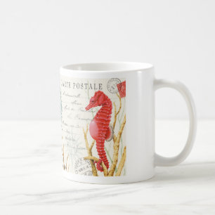 Mug hippocampe vintage
