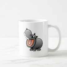 Hippopotame de bande dessinée