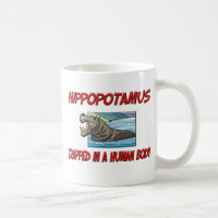 Hippopotame emprisonné à un corps humain