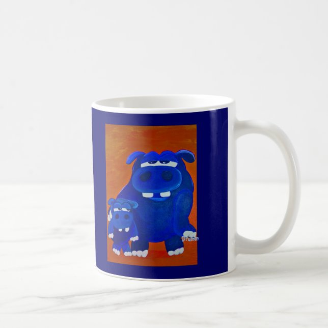 Mug Hippopotame et fils (Droite)
