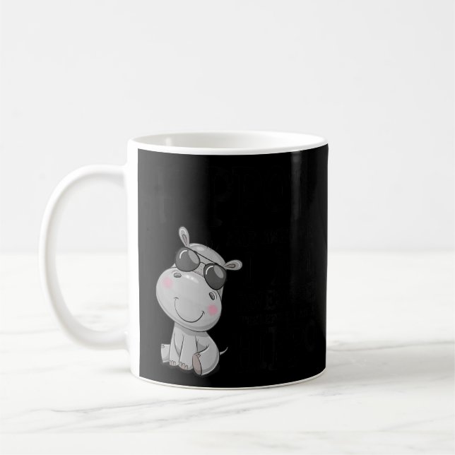 Mug Hippopotame Les hippopotames sont géniaux Par cons (Gauche)