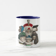 Histoire vintage Cat Ancêtres Historique Funny Cat