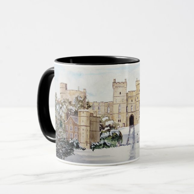 Mug Hiver au château de Windsor (Devant gauche)