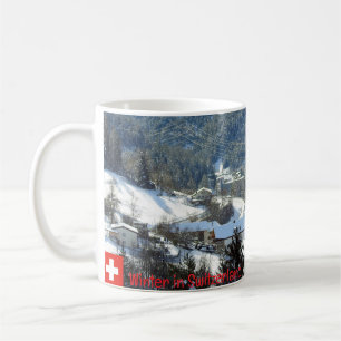 Mug Hiver en Suisse