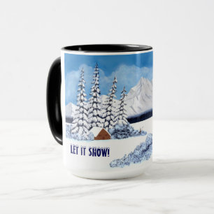 Mug Hiver enneigé grand