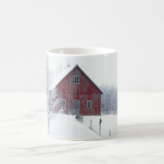 Mug Hiver Frost avec la grange