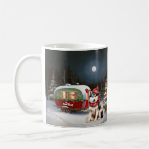 Mug Hiver Sibérie Husky Caravan Christmas Adventure