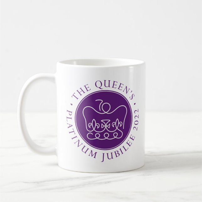 Mug HM Queen Purple Platinum Jubilé (Gauche)