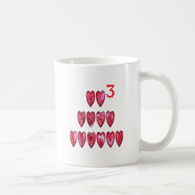 Mug Ho Ho Ho Collection Coeurs. (Droite)
