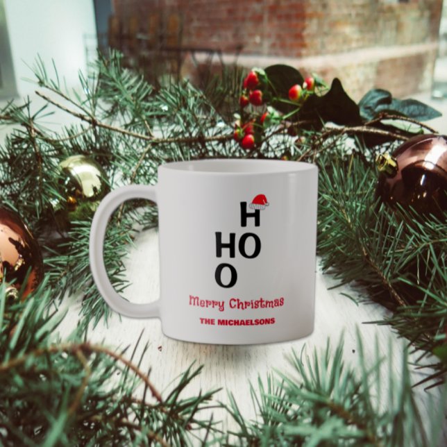 Mug Ho Ho Ho : Joyeux Noël (Créateur téléchargé)