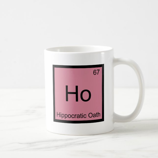 Mug Ho - pièce en t de symbole d'élément de chimie de (Droite)