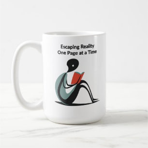 Mug Hobby du livre "Fuir la réalité, une page à la foi