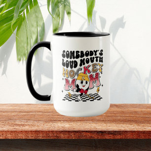 Mug Hockey à haute voix Maman art du mot
