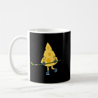Mug Hockey Player Cute Cheese Hobby Sports Performance