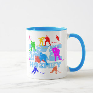 Mug Hockey sur glace drôle élégant