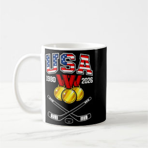 Mug Hockey Vintage Usa Bâtons Croisés 1982 2026