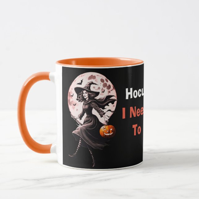 Mug Hocus Pocus Cute moderne Halloween sorcière et pum (Gauche)