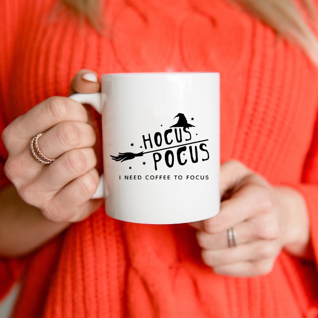 Mug Hocus Pocus J'Ai Besoin De Café Pour Concentrer Ha (Créateur téléchargé)