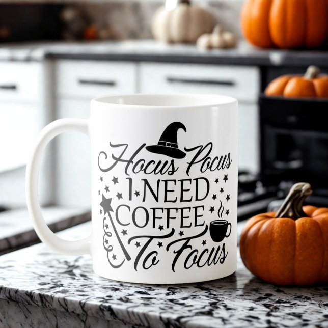 Mug Hocus Pocus J'Ai Besoin De Café Pour Concentrer La (Créateur téléchargé)