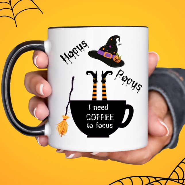 Mug Hocus Pocus J'ai besoin de café pour concentrer la (Créateur téléchargé)