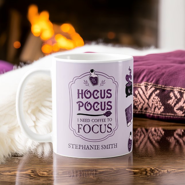 Mug Hocus Pocus J'Ai Besoin De Mon Café Pour Concentre (Créateur téléchargé)