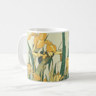 Mug Hokusai grasshopper et iris Japon