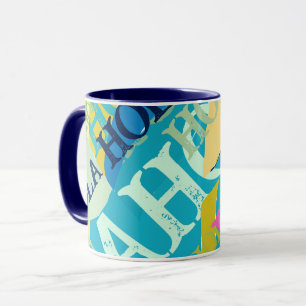 Mug Hola colorée Abstraite
